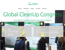 Tablet Screenshot of cleanupconference.com